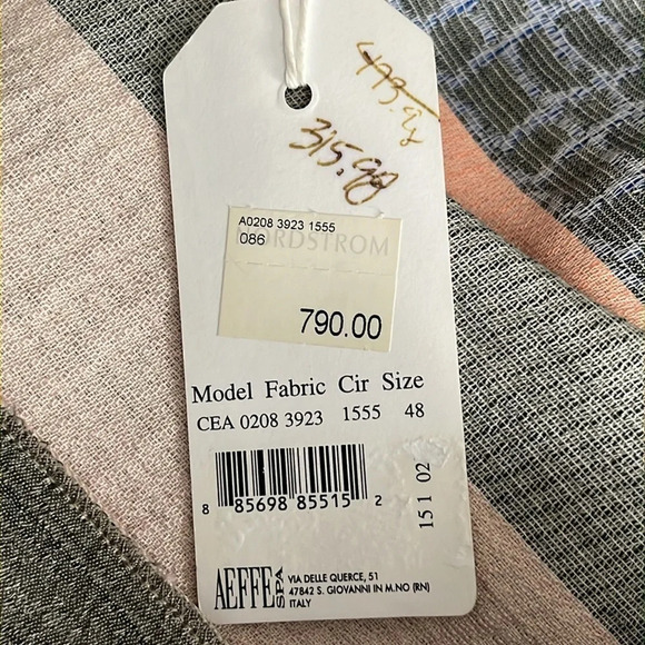 Cedric Charlier Mixed Media Cap Sleeve Blouse - NEW - Size 14 (US) - Picture 10 of 10